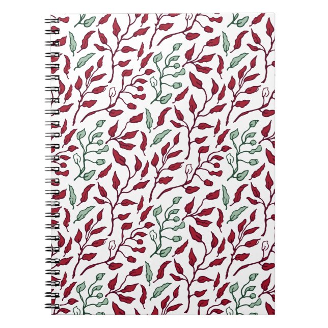 Cadernos Espirais Florais para Anotações Chic (Frente)