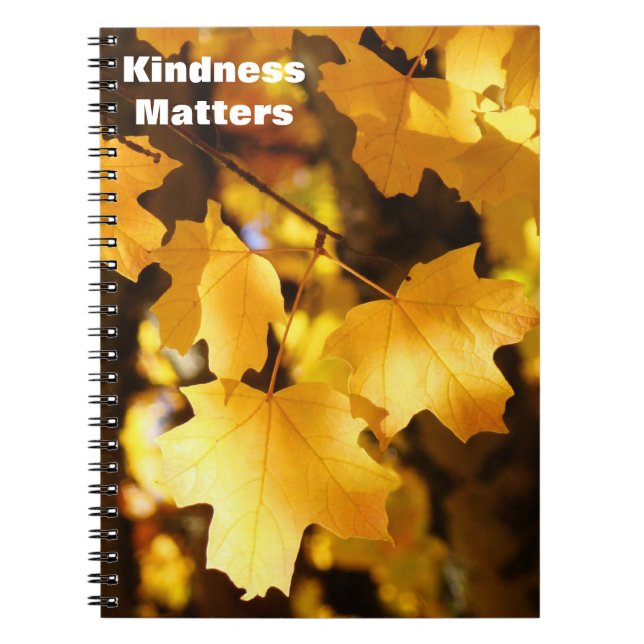 Cadernos Kindness Matters! Mundo Kinder Outono (Frente)