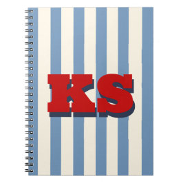 Cadernos Personalizados com iniciais customizadas 