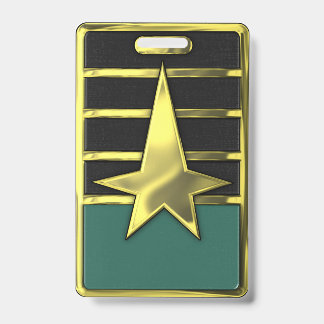 Cadet Corps Crachá TEAL Nametag