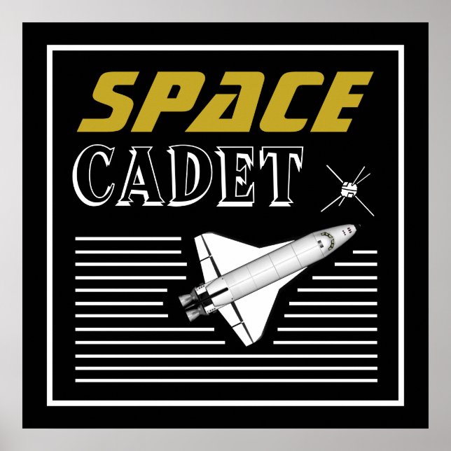 Cadete espacial, Poster de espaçonave (Frente)