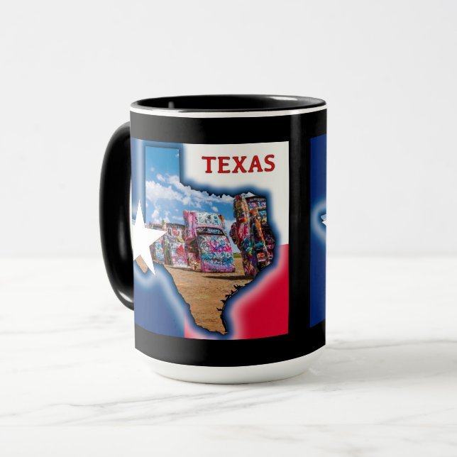 Cadillac Ranch, Texas Gráfico, Caneca (Frente Esquerda)