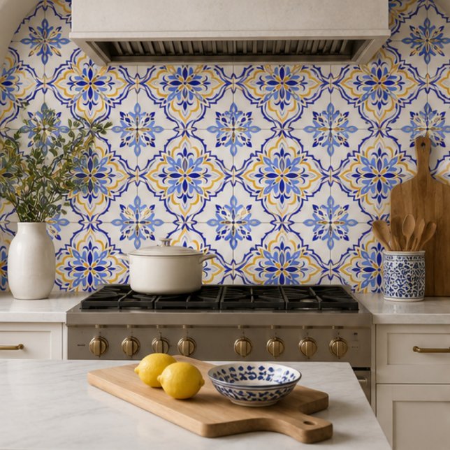 Cadiz Harmony Elegant Sky Blue Gold Mediterranean  (Criador carregado)