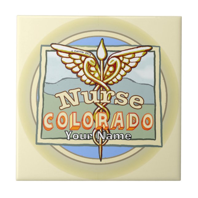 Caduceu de Enfermeira do Colorado  (Frente)