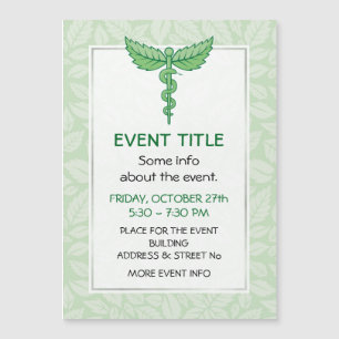 Caduco com fundo de folhas