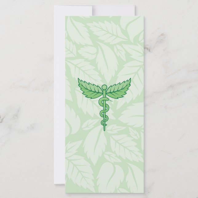 Caduco com fundo de folhas (Frente)