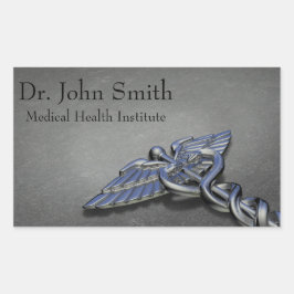 Caduco Médico Profissional Cromo - Adesivo