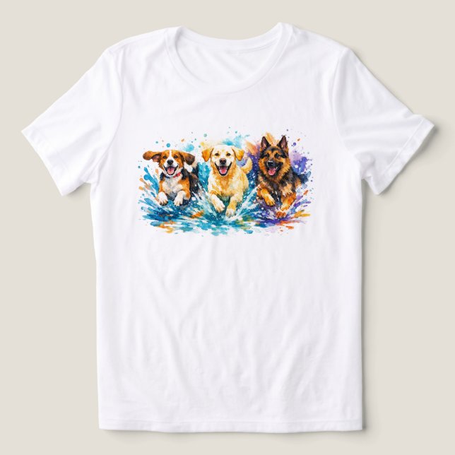 Cães Chapinhando (Design frontal)