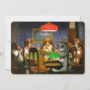 Cães Coolidge Jogando Poker