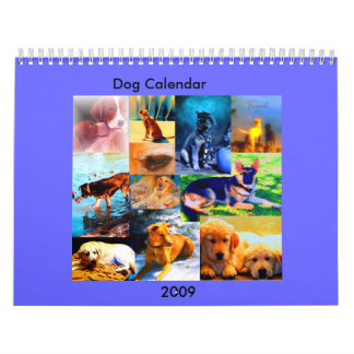 cães da arte, calendário do cão, 2009
