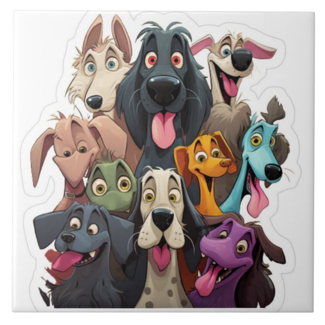 Cães engraçados (Frente)