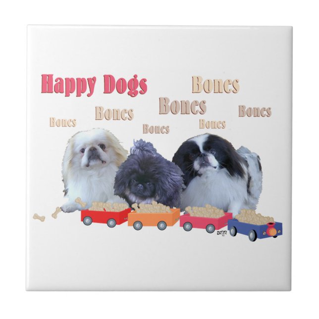 Cães Felizes Ossos (Frente)