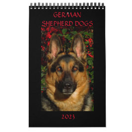 CÃES german shepherd - Calendário da Página de Sol