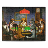 Quebra cabeça Cachorros jogando roleta 1014 pçs - 98 x 70cm