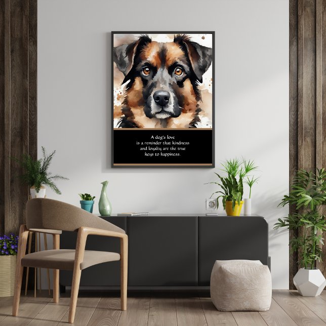 Cães Love Poster (Dogs Love Poster)