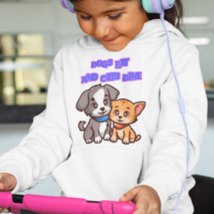 Cães Meninos Comem Gatos