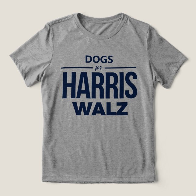 Cães para Harris Walz (Design frontal)