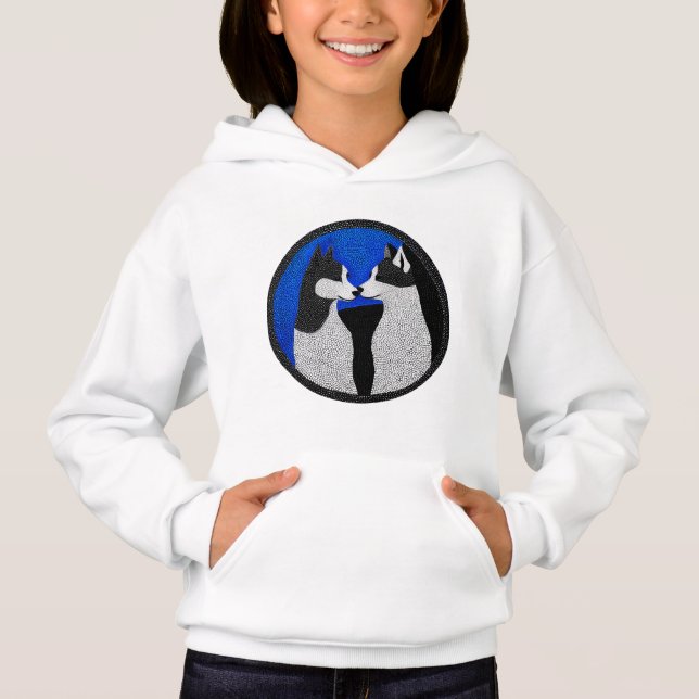 Cães preto e branco (Frente)