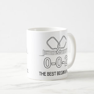 Café 0-0-2 A Melhor Caneca de Pickleball Indoor
