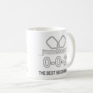 Café 0-0-2 A Melhor Caneca de Pickleball Indoor
