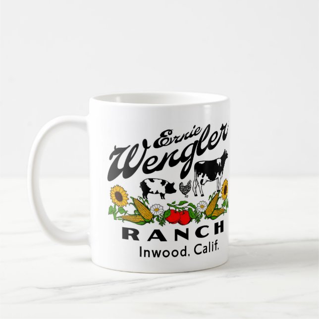 Café 11 oz. caneca de cerâmica (Esquerda)