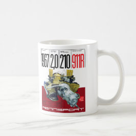 Café 1967 911R 2,0 tipo 901/22 caneca de HP do litro