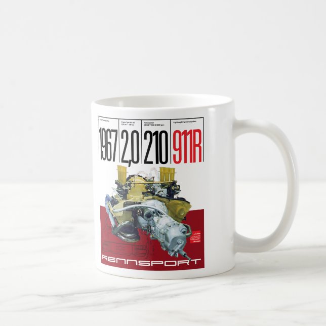 Café 1967 911R 2,0 tipo 901/22 caneca de HP do litro (Direita)