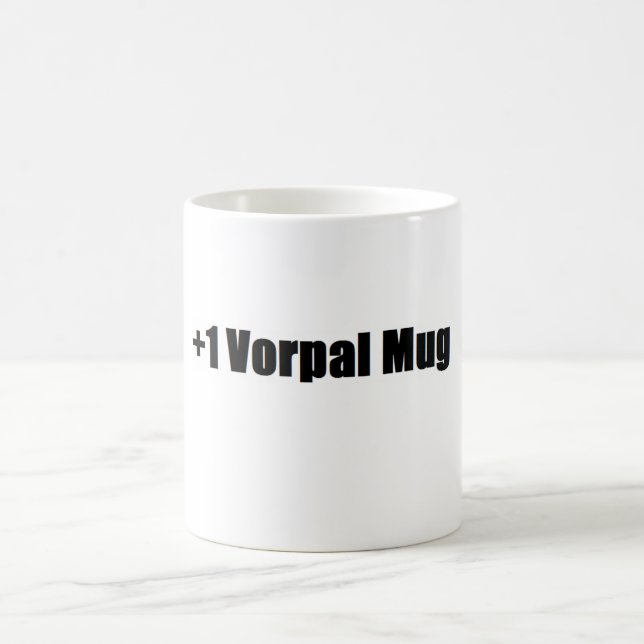 Café +1 caneca de Vorpal de Café-Execução! (Centro)