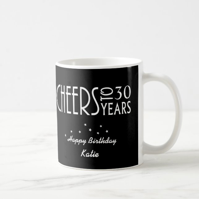 Café 30o ou ALGUMA caneca do presente de aniversário (Direita)