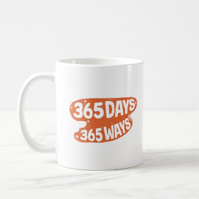 Café 365 dias de caneca motivacional (Esquerda)