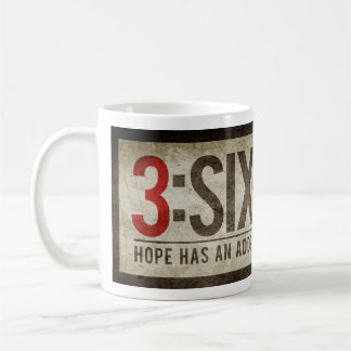 Café 3: Dezesseis caneca - impressão de tamanho grande