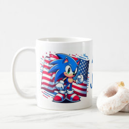 Café 4 de julho. Caneca do Dia da Independência, caneca