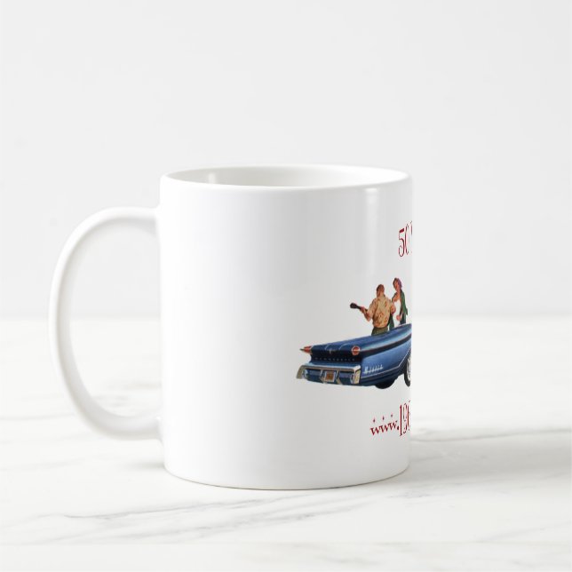 Café 50 anos de caneca do divertimento (Esquerda)