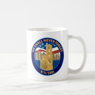 Café 9/11 de caneca memorável do símbolo