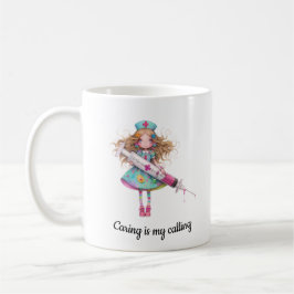 Café A Bondade É Minha Vocação – Caneca de Enfermeira