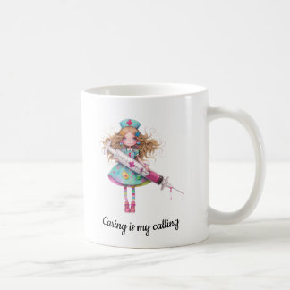 Café A Bondade É Minha Vocação – Caneca de Enfermeira