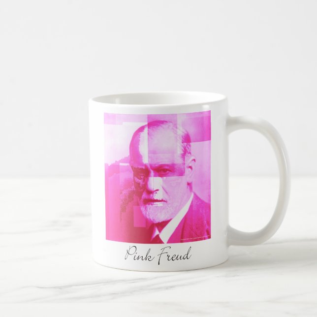 Café A caneca cor-de-rosa original de Freud (Direita)