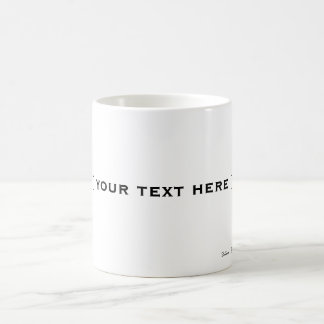 Café A caneca customizável oficial de Diblanco