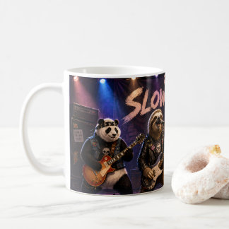 Café A Caneca da Banda de Rock de Animais Engraçados em