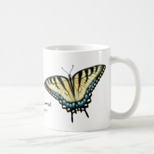 Café A caneca da borboleta de Swallowtail do tigre