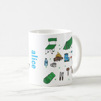 Café A Caneca de Camping Personalizada para Todos os Av