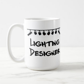 Café A caneca de desenhista de iluminação