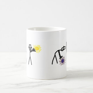 Café A caneca de dicotomia