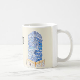 Café A caneca de esboço do engenheiro