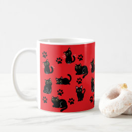 Café A Caneca de Gato Preto Mais Fofa Presente para Ama
