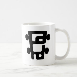 Café A caneca de PoHo de DOIS logotipos