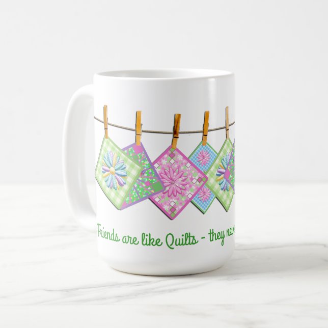 Café A caneca de Quilter - citações - (Frente Esquerda)
