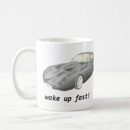 Café A caneca do carro de TVR Tuscan, acorda