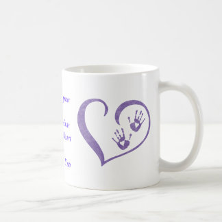 Café A caneca do logotipo de HandPrint para bebidas,