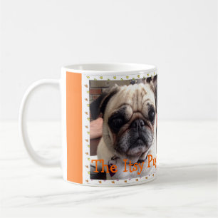 Café A caneca do Pug de Itsy: Bem, olá! lá!